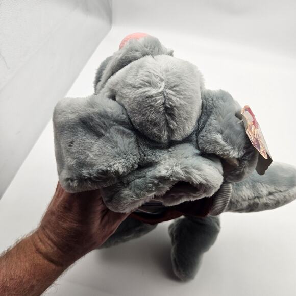 Vintage Wrinkles Puppet Dog Ganz Bros Stuffed Animal 19" Original Tag Korea - Picture 9 of 14